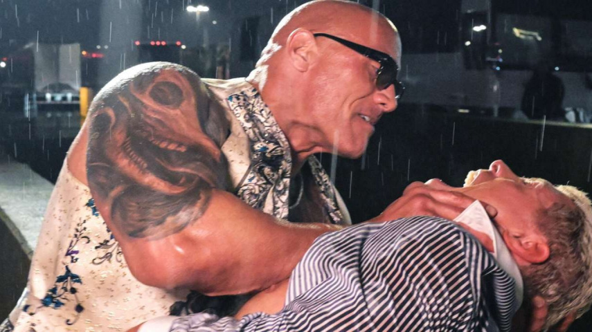 The Rock attacked Cody Rhodes on Monday Night RAW