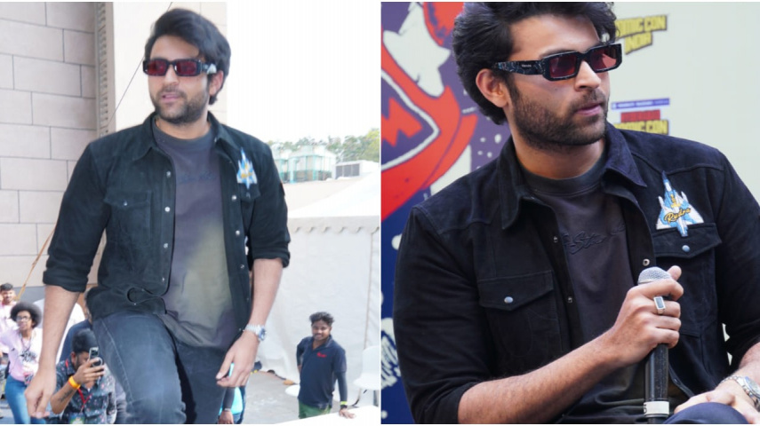 Varun Tej epitomizes suave in uber cool all-black casuals; PHOTOS