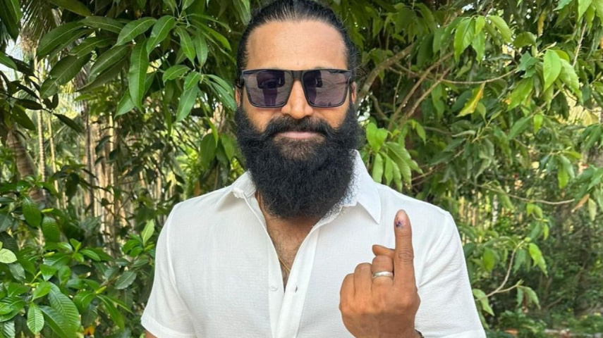 Rishab Shetty drops a new PIC after voting for Lok Sabha elections; see here