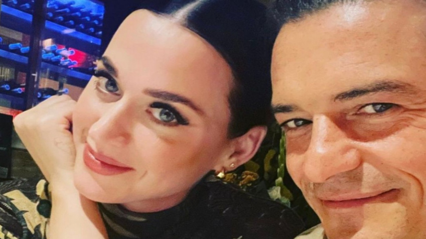 Orlando Bloom and Katy Perry (Instagram)