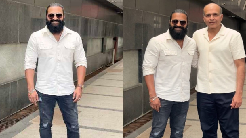 WATCH: Kantara star Rishab Shetty spotted outside Ashutosh Gowariker's office; flaunts his uber-stylish beard