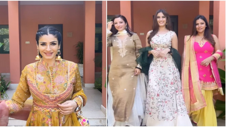 WATCH: Raveena Tandon enjoys family time with daughters Rasha, Chaya and Meghna; 'We got each others back'