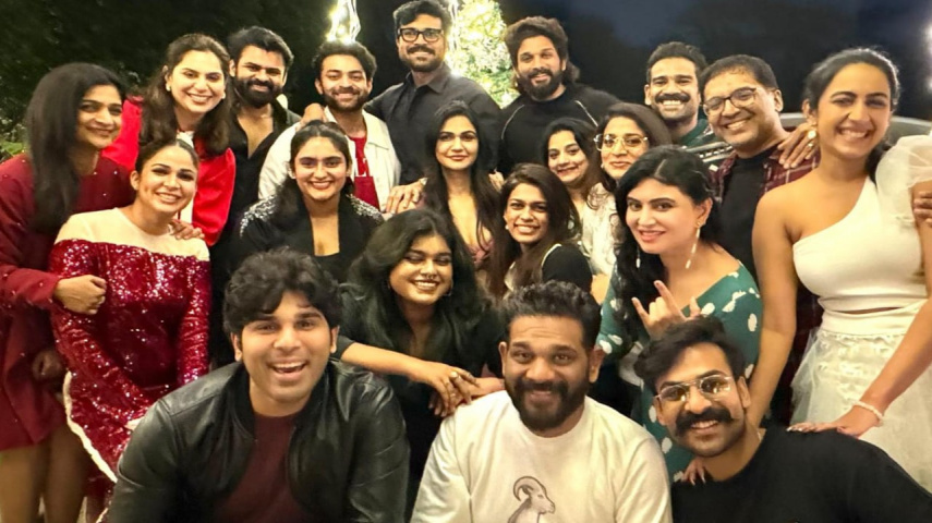 Inside photos from Allu Arjun and Ram Charan’s family party