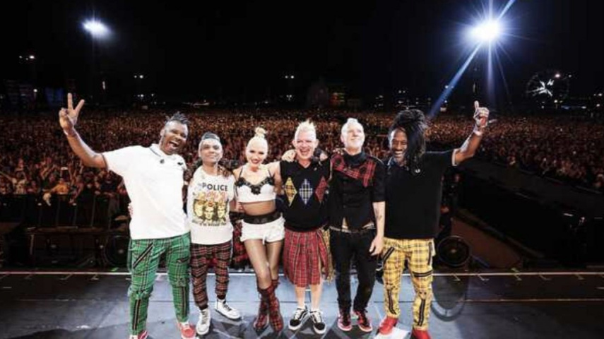 The entire band of No Doubt together - Getty Images 