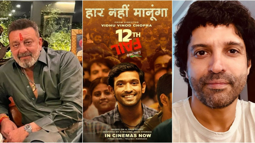 12th Fail: Sanjay Dutt calls Vikrant Massey starrer a ‘heartwarming film’; Farhan Akhtar lauds Vidhu Vinod Chopra