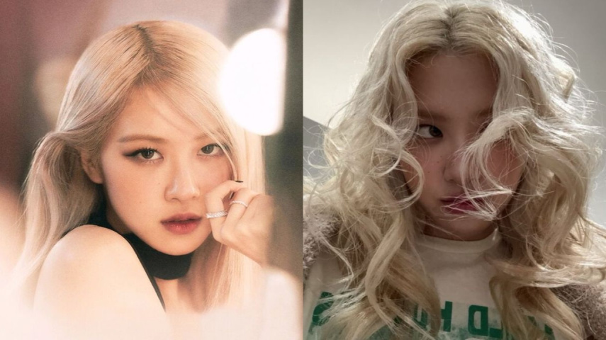 Rosé: Image from YG Leisure and Rosé's Instagram