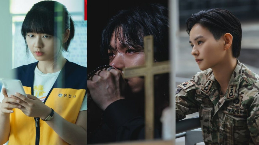 Ahn Eun Jin, Jeon Seong Woo, Kim Yoon Hye in Goodbye Earth; Image: Netflix