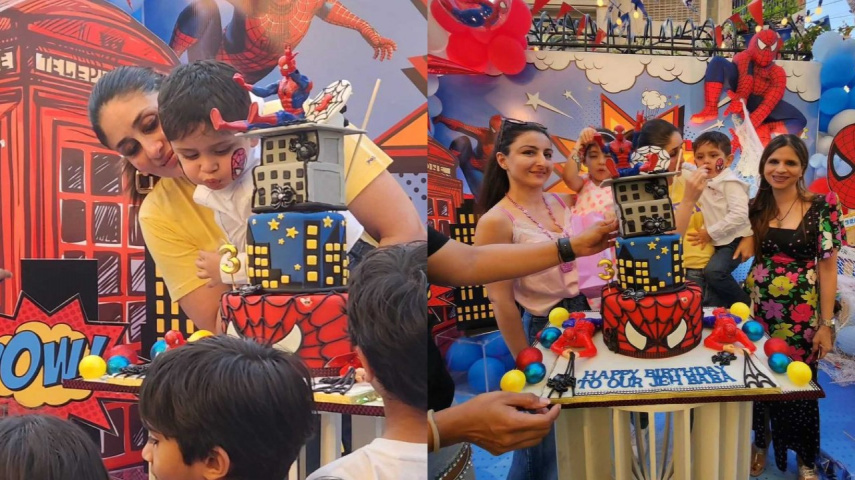 Inside Kareena Kapoor Khan-Saif Ali Khan's son Jeh's Spiderman-themed birthday bash; see PICS