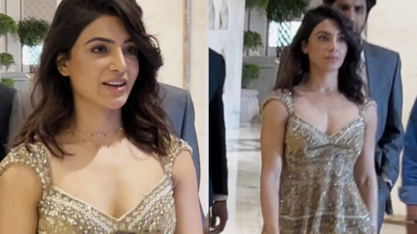 VIDEO: Golden girl Samantha Ruth Prabhu slays in glittery outfit as she is papped in Delhi