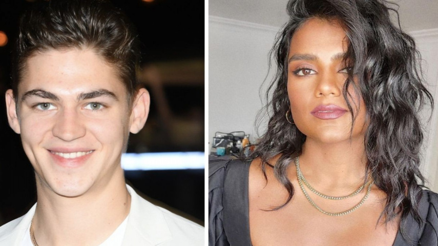  Hero Fiennes Tiffin (Getty Images)  and Simone Ashley (Instagram) 