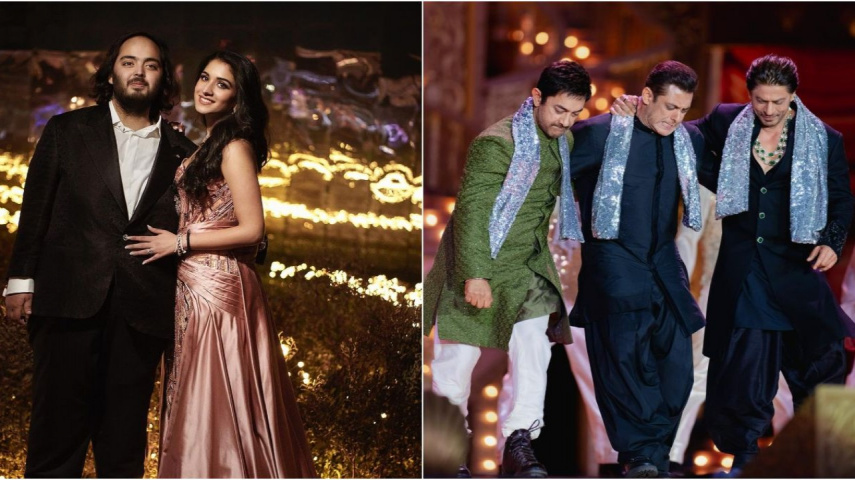Anant Ambani-Radhika Merchant's pre-wedding: Shah Rukh Khan, Salman Khan, Aamir Khan indulge in fun banter ahead of their dance