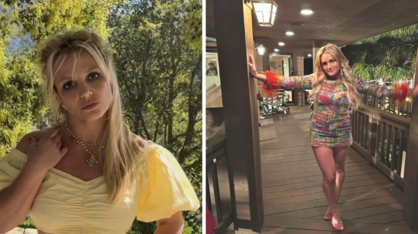 Britney Spears (L) and Jamie Lynn Spears (R) - Both from their respective Instagram handles 