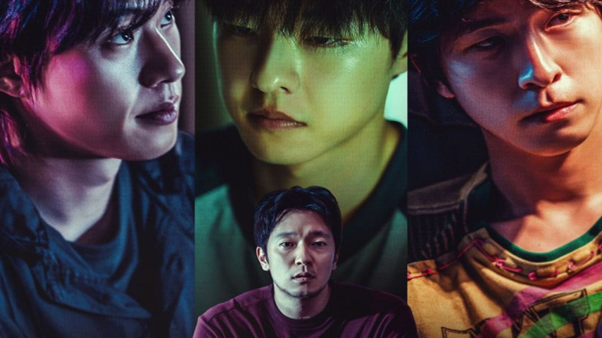 Son Suk Ku, Kim Sung Cheol, Kim Dong Hwi, and Hong Kyung in Troll Factory; Image: Ace Maker Movie