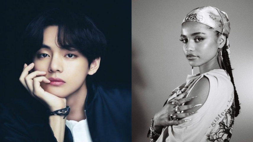 BTS' V  and Tyla; Image Credit: BIGHIT MUSIC, Tyla's Instagram
