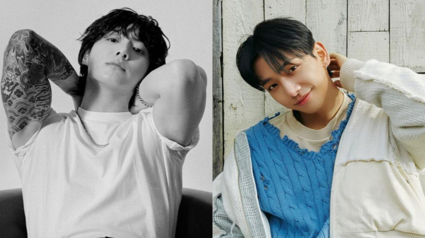 BTS' Jungkook (Credits: BIGHIT MUSIC), BOYNEXTDOOR's JAEHYUN (Credits: BOYNEXTDOOR's Instagram)