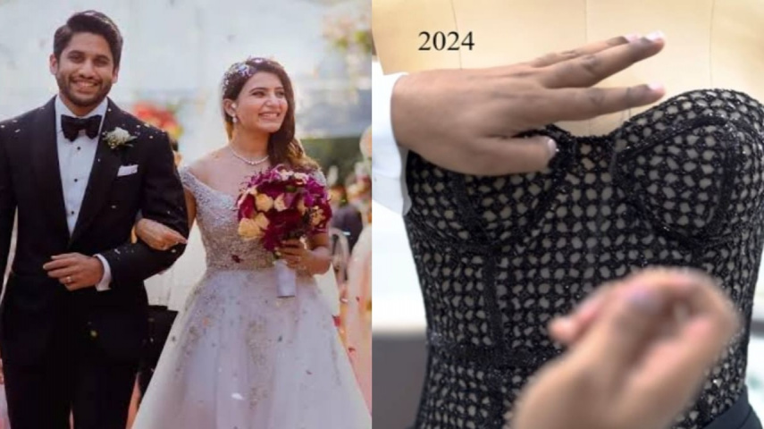 Samantha recycles her wedding gown
