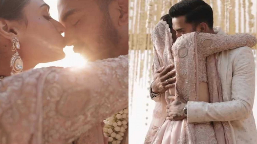 WATCH: Athiya Shetty and KL Rahul drop dreamy glimpses from wedding on 1st anniversary; pen romantic note