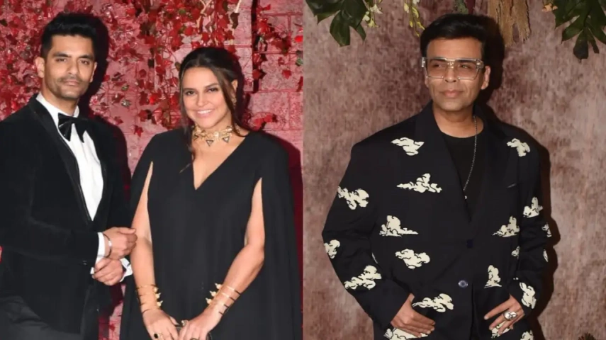 EXCLUSIVE: Neha Dhupia and Angad Bedi reveal Karan Johar played cupid in their love story