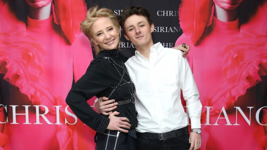 Anne Heche With Son Homer (via Getty Images)