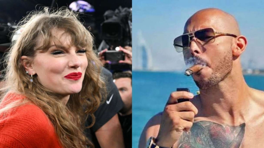 Andrew Tate Claims Taylor Swift Is ‘Stuck With’ Travis Kelce Because He Rejected Her