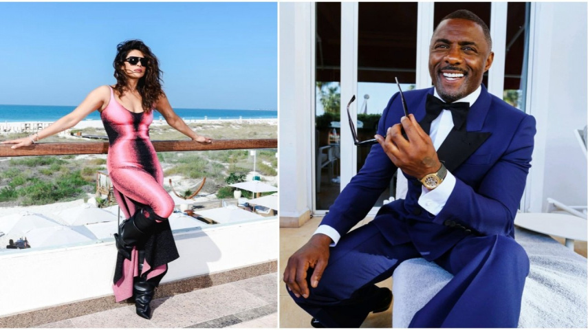 Priyanka Chopra surprises co-star Idris Elba with gift after wrapping up Heads of State shoot; PIC