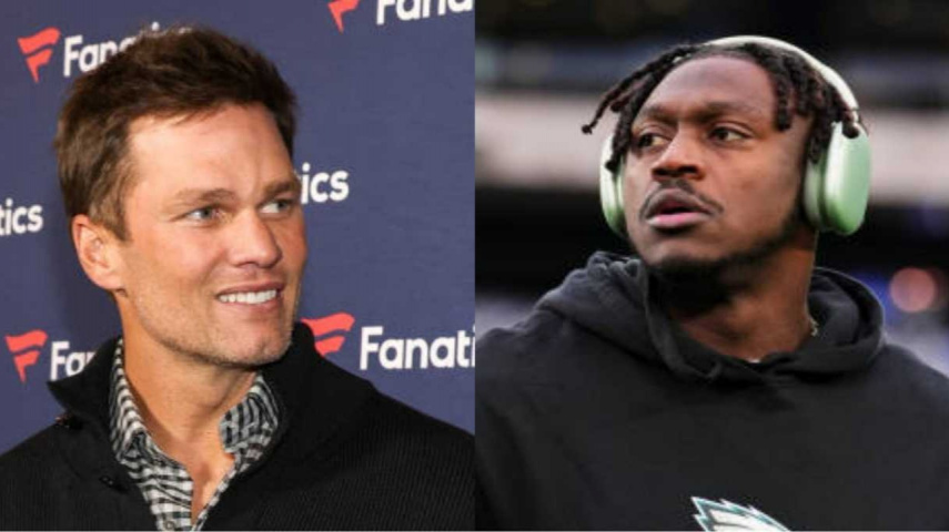 AJ Brown Chose Tom Brady As His Profile Picture Amid Patriots Rumors