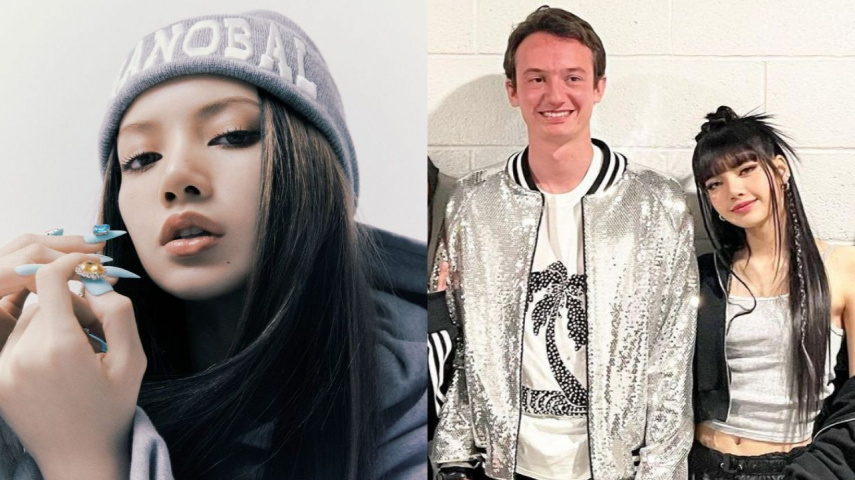 Lisa with Frédéric Arnault: Photos from YG Leisure and Frédéric Arnault's Instagram