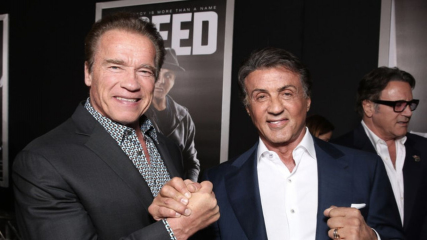 Arnold Schwarzenegger and Sylvester Stallone - Getty Images 