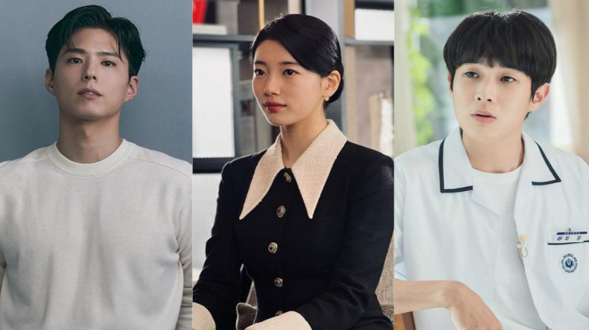 Park Bo Gum, Bae Suzy, Choi Woo Shik; Image Courtesy: Park Bo Gum's Instagram, Coupang Play, Netflix Korea
