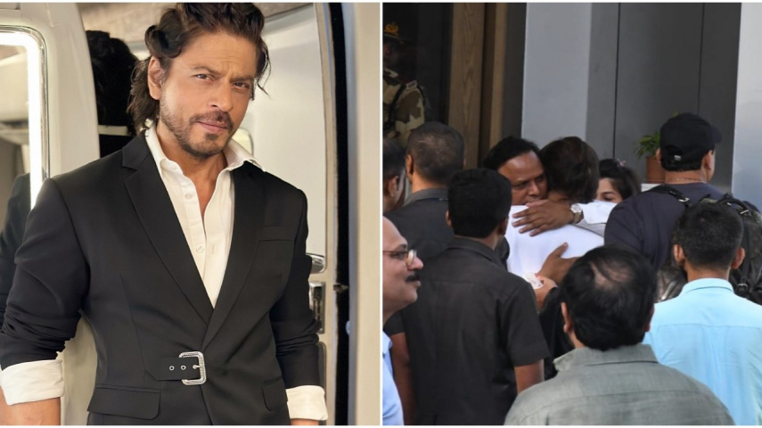 WATCH: Shah Rukh Khan hugs politician Ashish Shelar as they get spotted at Mumbai airport