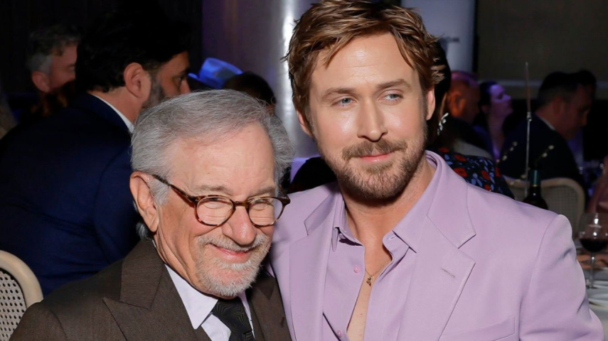 Ryan Gosling and Steven Spielberg