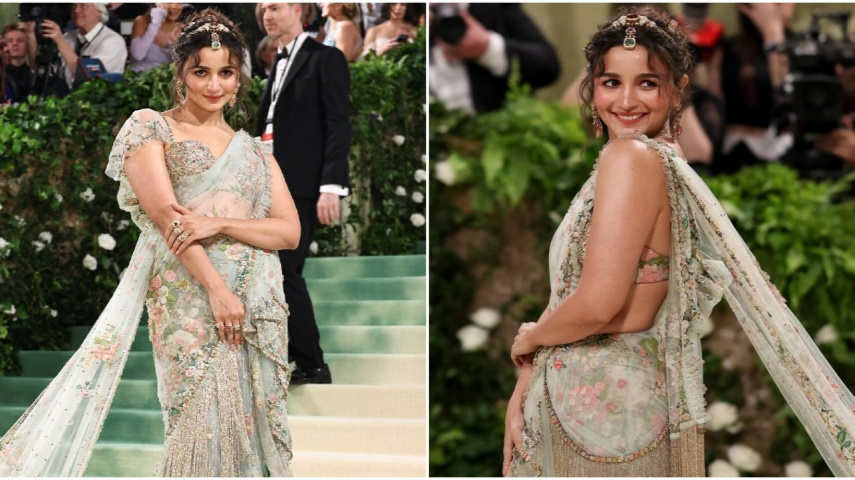 Met Gala 2024: Alia Bhatt looks nothing short of a dream in hand-embroidered saree by Sabyasachi
