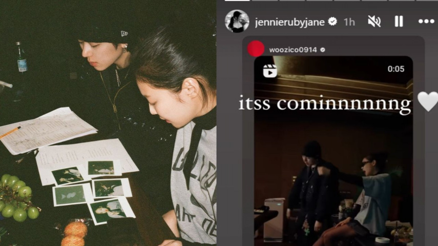 Jennie and Zico; Image: Jennie and Odd Atelier's Instagram
