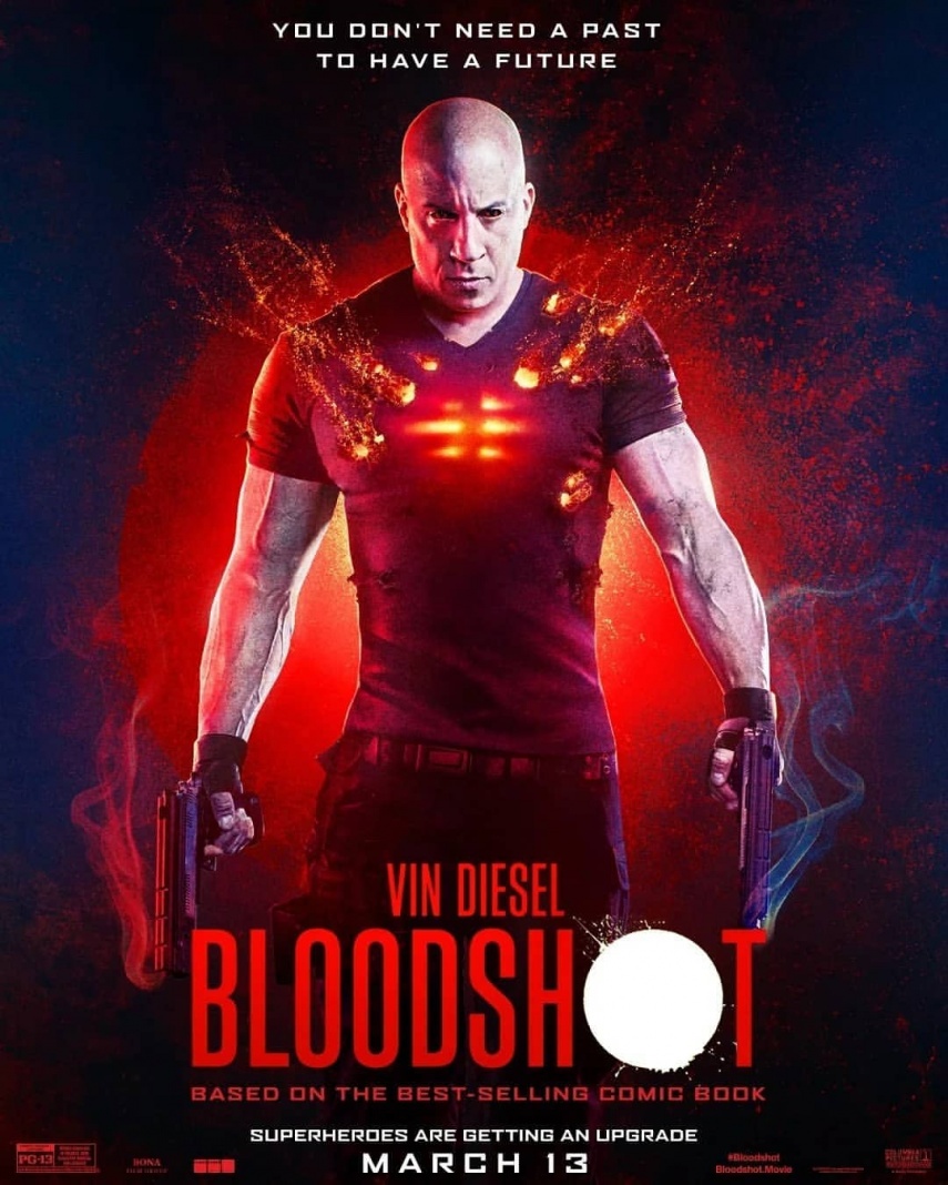 Bloodshot is based on the namesake character from Valiant Comics.