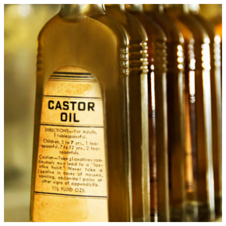 Castor oil to promote hair re-growth