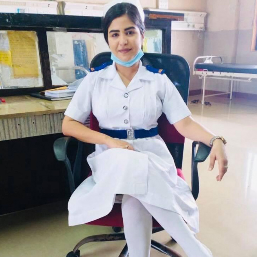 EXCLUSIVE: COVID 19 nurse Shikha Malhotra celebrate Ganesh Chaturthi with style; Applies mehendi on her gloves