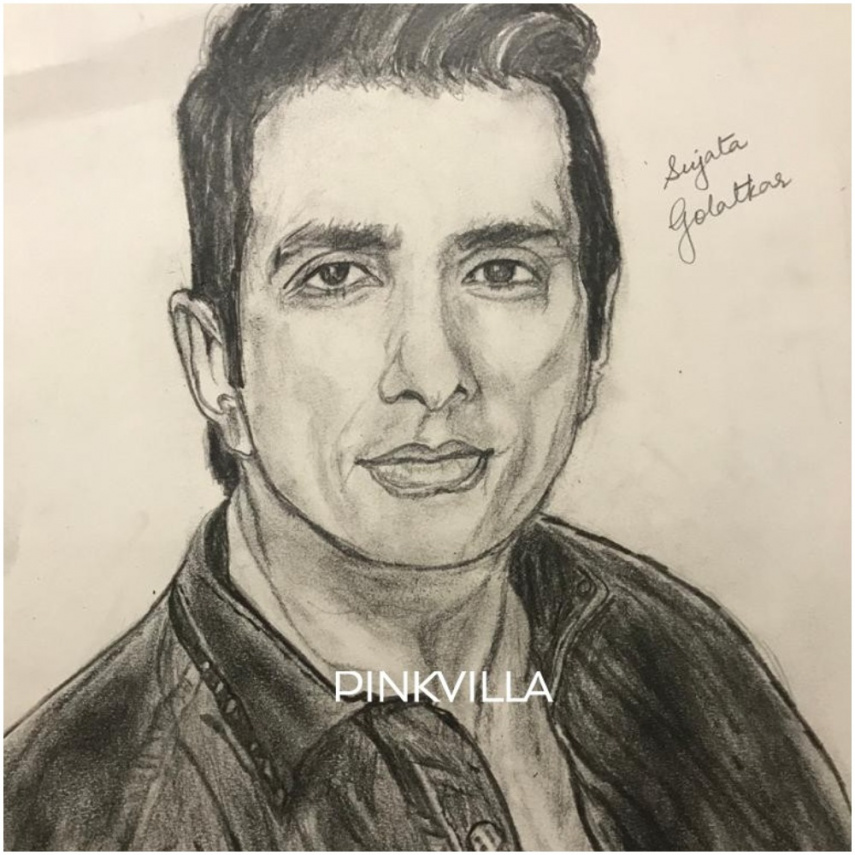 EXCLUSIVE: Sonu Sood’s helpful act for migrant workers inspires an artist to sketch a stunning portrait of him