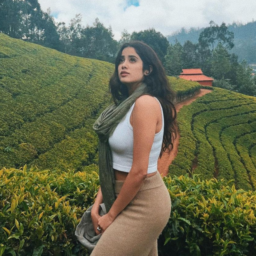 Janhvi Kapoor shares PICS from her Tamil Nadu travel diaries as she goes zip-lining, tea leaves-picking