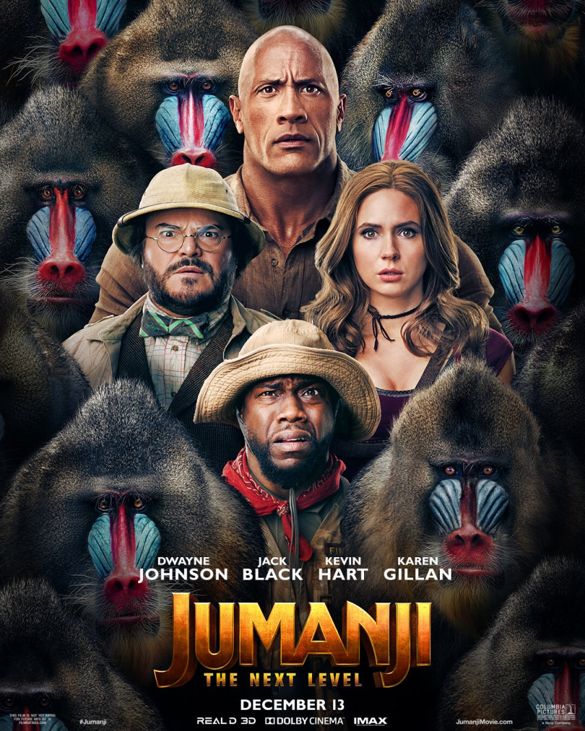 Jumanji: The Next Level is slated to release in India on December 13, 2019.
