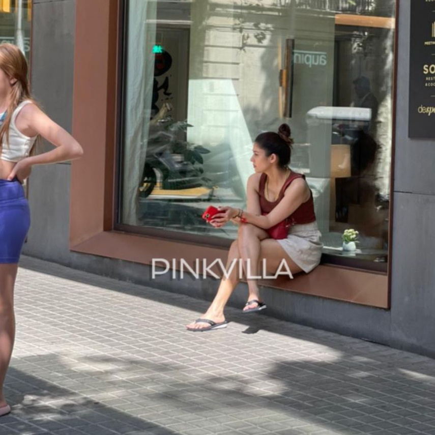 EXCLUSIVE PHOTOS: Nayanthara spotted chilling on the streets of Barcelona while on her holiday with Vignesh