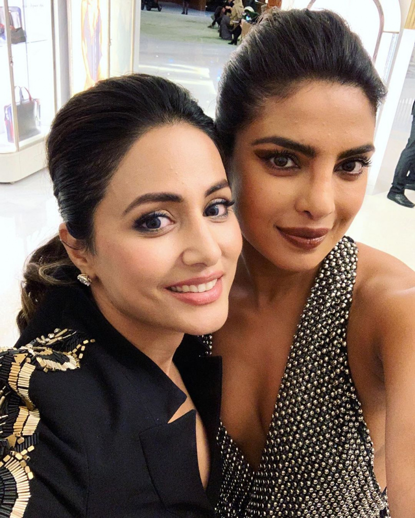 Hina opened up on her Cannes appearance and revealed that she was blown by the fact that Priyanka Chopra knew everything about her movie Lines.
