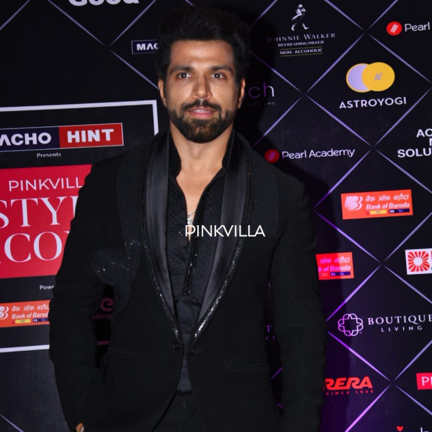 Pinkvilla Style Icons Awards: Rithvik Dhanjani looks dapper as he marks his presence in black blazer set; PICS