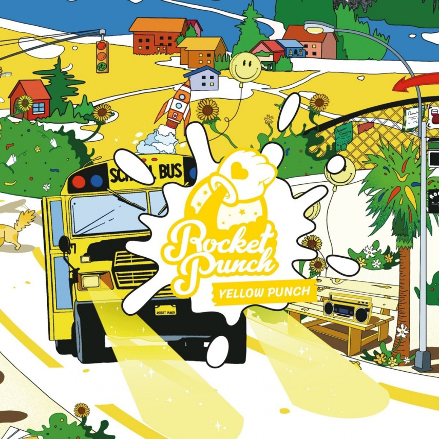Yellow Punch album cover: courtesy of Woollim Entertainment