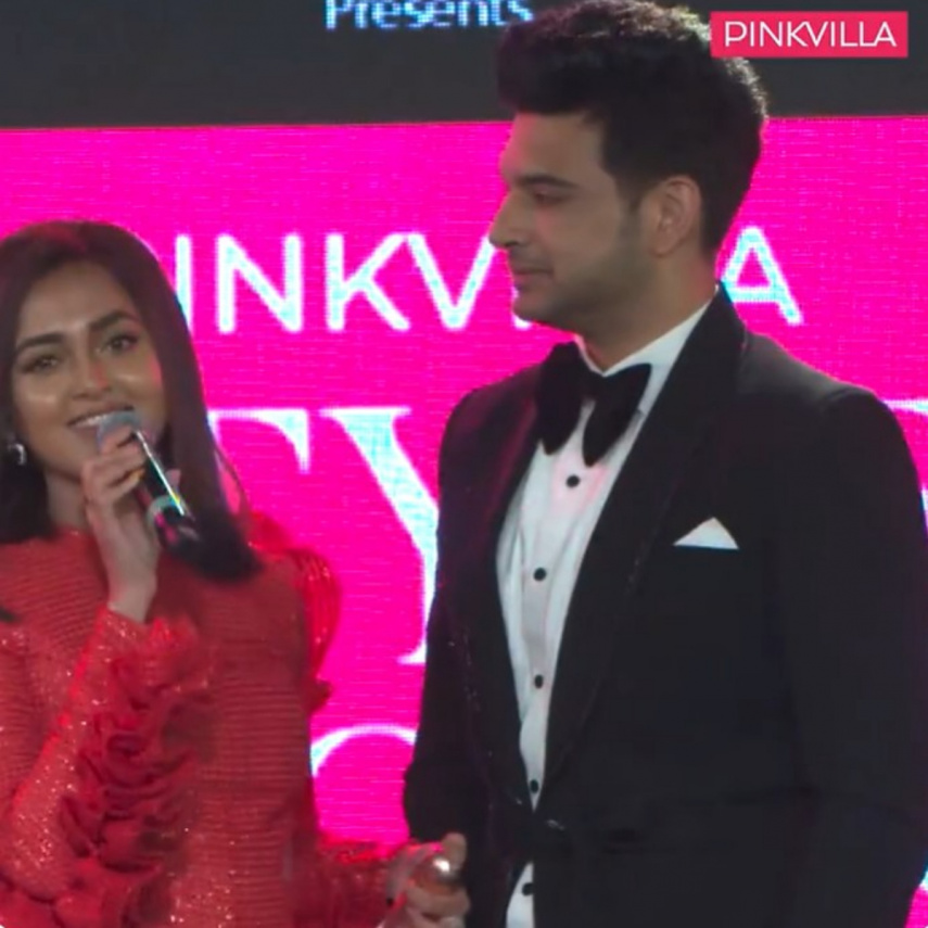 Tejasswi Prakash and Karan Kundrra at the Pinkvilla Style Icons Awards