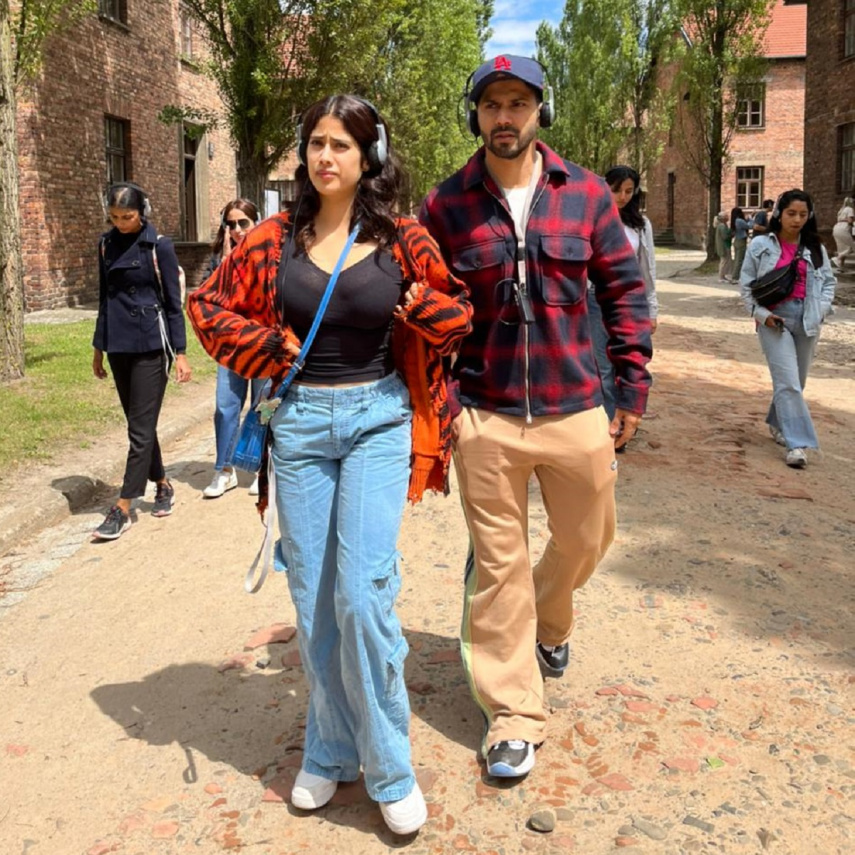 EXCLUSIVE: Varun Dhawan and Janhvi Kapoor visit the Auschwitz Nazi Camp in Poland to prep for Bawaal