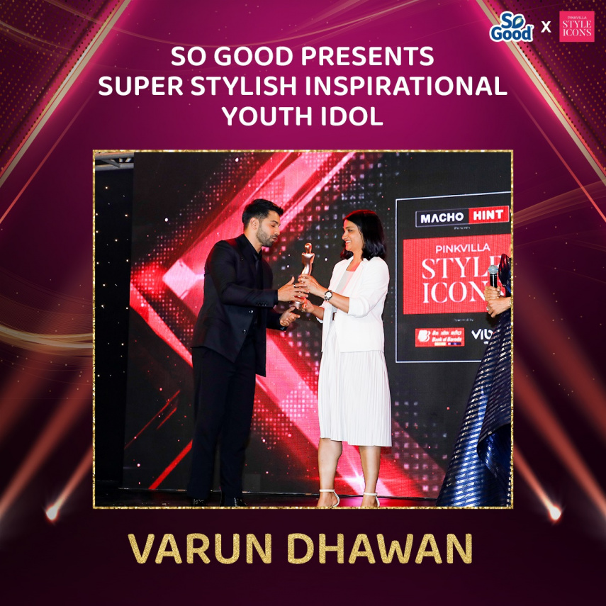 Pinkvilla Style Icons Awards: Varun Dhawan wins Super Stylish Inspirational Youth Idol