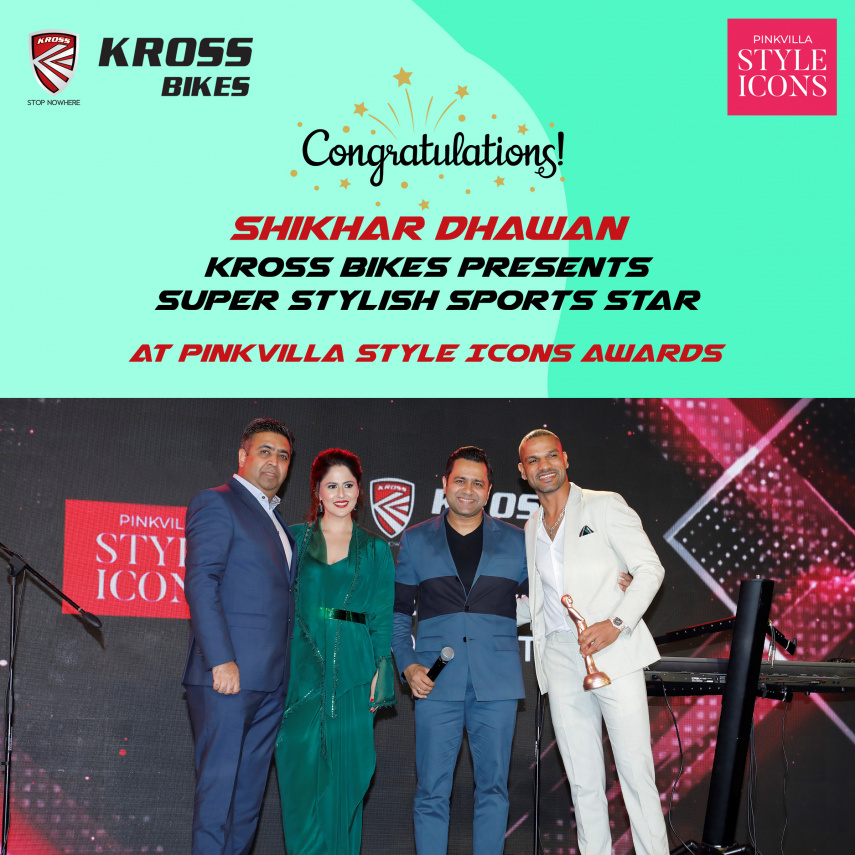 Pinkvilla Style Icons Awards: Shikhar Dhawan wins Super Stylish Sports Star